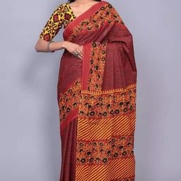 JALTHER Pure Cotton Block Print Saree-51