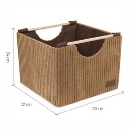 Obsessions 2-Piece Camel Foldable Laundry & Multi Storage Basket image 5