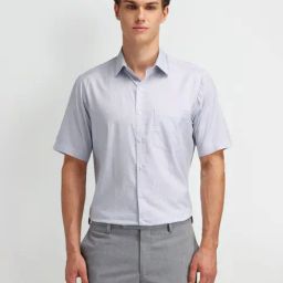 Arrow Violet Cotton Regular Fit Checks Shirt-picture-43