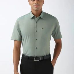 Peter England Green Regular fit Other Shirts-picture-49