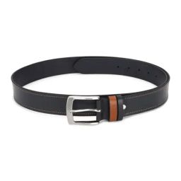 Allen Solly Navy Patterned Leather Formal Belt For Men-23
