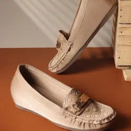 Carlton London Women's Taupe Mocassins-picture-27