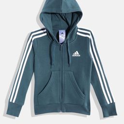 ADIDAS Girls ADI 3S FLC HD Hooded Sweatshirt-picture-1