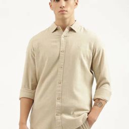 United Colors of Benetton Beige Slim Fit Shirt-image-36