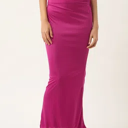 Ms.Lingies Solid Saree Shapewear-image-67