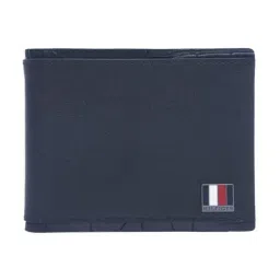 TOMMY HILFIGER Black Babine Leather Bi-Fold Wallet-picture-7