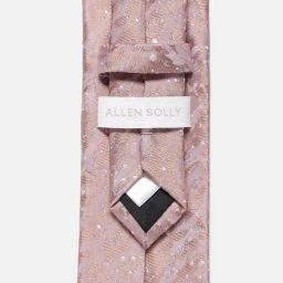 Allen Solly Peach Polyester Printed Tie image 4
