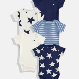 NEXT Kids Pack Of 5 Printed Pure Cotton Bodysuit-3
