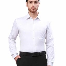 Raymond Grey Cotton Slim Fit Printed Shirt-image-32