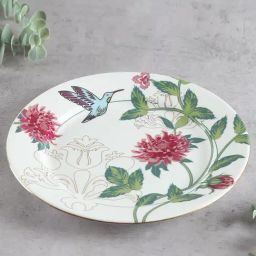 India Circus By Krshna Mehta Multi Bone China Printed Dinner Plates-16