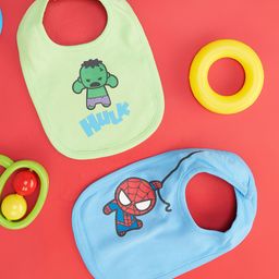Pantaloons Baby Boys Pack Of 2 Printed Cotton Bibs-image-83