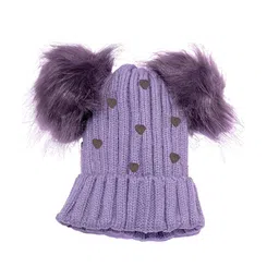 TIPY TIPY TAP Kids Self Design Woollen Beanie-image-61