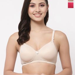 College Girl Women Pack Of 2 Full Coverage Lightly Padded Bra-picture-13
