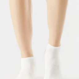 Jockey 7605 White Compact Stretch Cotton Crew Length Socks with Stay Fresh Treatment - Pack of 2-22