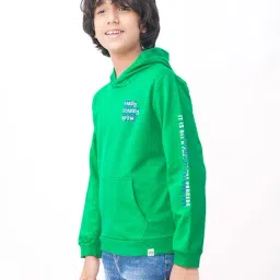 Edheads Kids Green Cotton Printed Full Sleeves Hoodie-picture-46