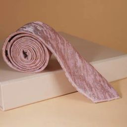 Allen Solly Peach Polyester Printed Tie-picture-14