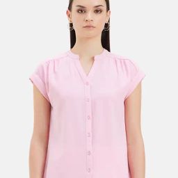 Kazo Pink Regular Fit Top-image-38