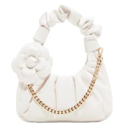 Aldo White Solid Small Handbag-28
