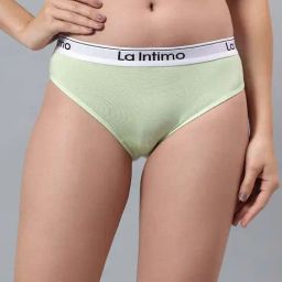La Intimo Lime Green Comfort Fit Panties-image-35