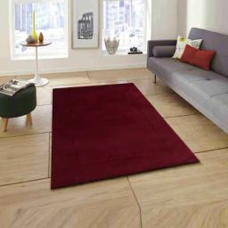 Presto Maroon Wool Hand Tufted Carpet-image-18