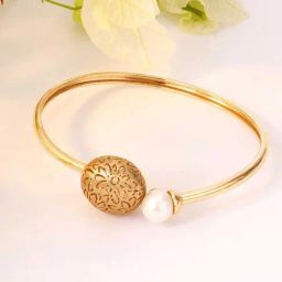 Mia by Tanishq 14k (585) Yellow Gold Bangle for Women-picture-40