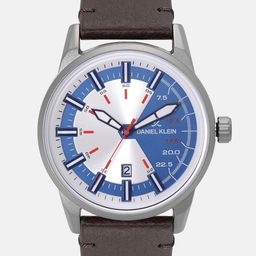 Daniel Klein Men Blue & Silver-Toned Analogue Watch 12151-5-picture-23