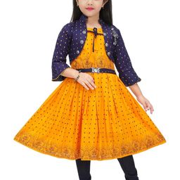 MODERN DREAM Girls Orange Dresses-17
