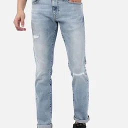 Passion Men Slim Fit Mildly Distressed Heavy Fade Stretchable Cotton  Jeans-image-44