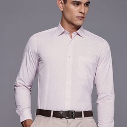 Louis Philippe Slim Fit Geometric Printed Formal Shirt-image-91