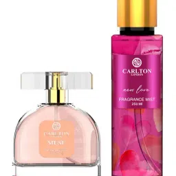 Carlton London Muse Perfume and New Love Body Mist Combo for Women-image-25
