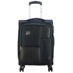 VIP Cardinal Str Exp Black Striped Soft Cabin Trolley Bag - 39.5 cm-picture-15