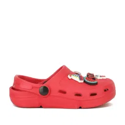 Bubblegummers by Bata Kids Red Back Strap Clogs-image-42