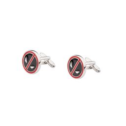 The Tie Hub Black Rhodium-Plated Quirky Cufflinks-image-44