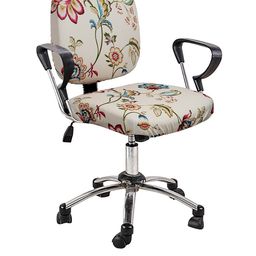 Cortina Beige & Green Printed Chair Cover-picture-10