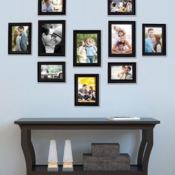 Art Street Black Set Of 10 Wall Photo Frames-30