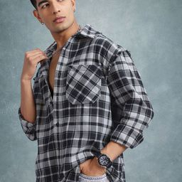 The Roadster Life Co. Checked Relaxed Fit Casual Shirt-picture-18