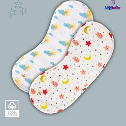 LazyToddler Set Of 2 Printed Burp Cloth-15