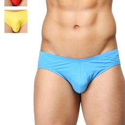 BASIICS by La Intimo Men Pack of 3 Briefs image 1