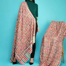 DUSALA INDIA Paisley Woven Design Pure Cotton Shawl-picture-53