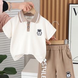 INCLUD Boys Printed Polo Collar T-shirt With Shorts-94