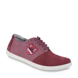 Woodland Men's Maroon Casual Sneakers-image-89