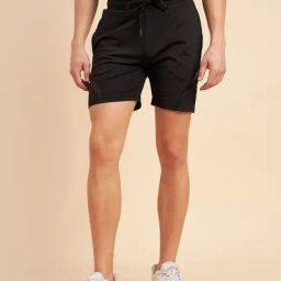 Sweet Dreams Black Cotton Regular Fit Shorts-image-82