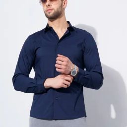 Celio Navy Regular Fit Shirt-picture-9