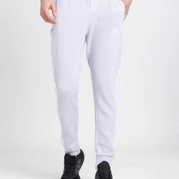 Adidas Light Purple Regular Fit Striped Sports Joggers-image-33