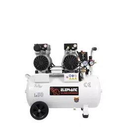 Elephant 2 HP 50 L Oil Free Silent Double Head Air Compressor 100 Percent Copper Winding (AC50DC)-15