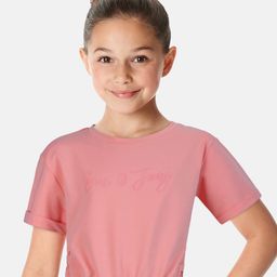 Gini and Jony Girls Typography Print Cotton Crop Top-picture-17