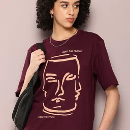 DILLINGER Women Graphic Printed Oversized T-shirt-image-74