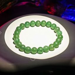 Gemsmantra Unisex Crystals Aventurine For Prosperity Calm Elasticated Bracelet-58