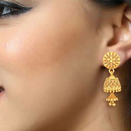 DIVASTRI Contemporary Jhumkas Earrings-26