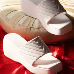 Froh Feet Open Back Square Toe Wedge Sandals-58